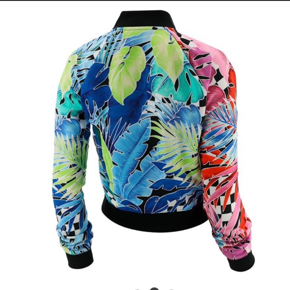 Nike NWT Small Hype Floral Bomber Zip Up Jacket - Picture 8 of 8